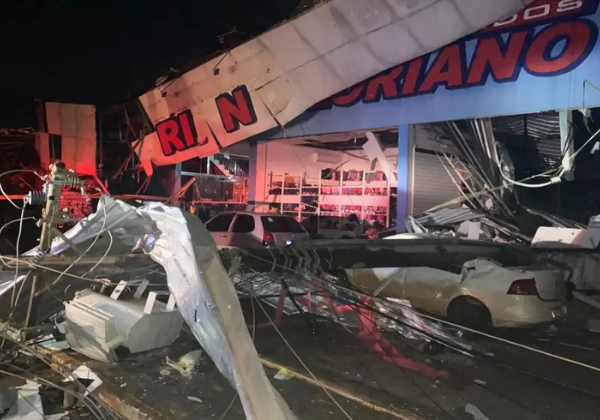 Ciclone-bomba causa estragos no RS, deixa uma morte e cinco feridos