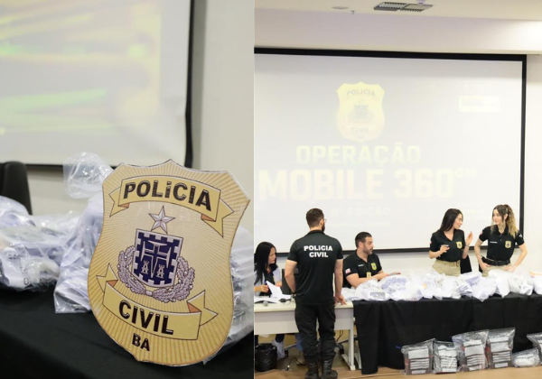 Polícia Civil inicia envio de mensagens em massa para recuperação de celulares