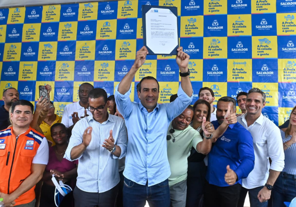 Bruno Reis autoriza construção de colônia de pesca em Paripe e lança programa voltado para pescadores