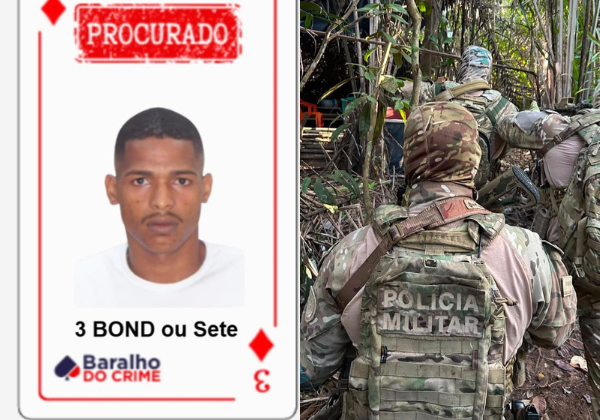 Integrante do Baralho do Crime procurado por homicídios e tráfico é morto em operação policial