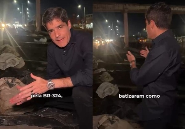 ACM Neto critica situação da BR-324 e cobra ação de Jerônimo após buraco em rodovia