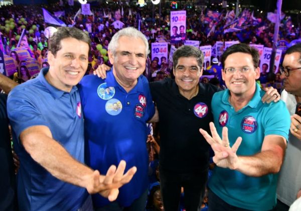 Roma participa de inauguração de comitê de ACM Neto e diz que Bahia precisa ‘voltar a sorrir’