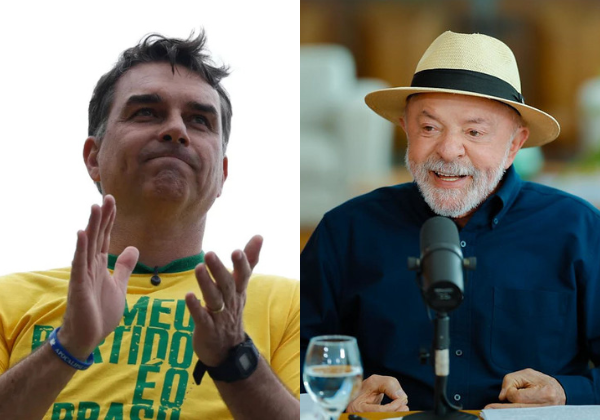 Para evitar fogo amigo, Flávio Bolsonaro condiciona ida a debates no 1º turno à presença de Lula