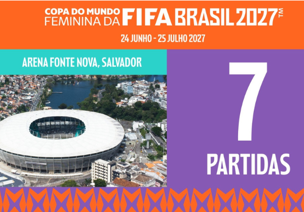 Bruno Reis destaca capacidade de Salvador para receber sete jogos da Copa Feminina da FIFA 2027