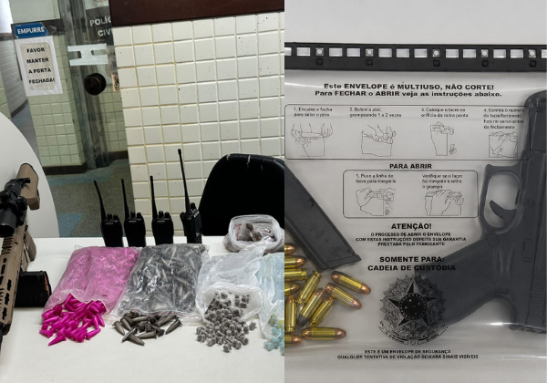 Polícia baiana apreende 22 armas por dia e registra redução de 21% das mortes violentas