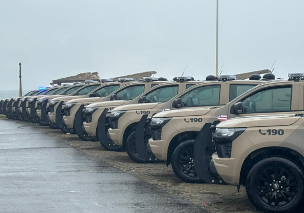 SSP entrega 136 novas viaturas para reforçar policiamento em Salvador e em cidades do interior