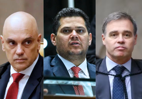 A senadores, Alcolumbre sinaliza abertura de processo de impeachment cruzado de Moraes e Mendonça