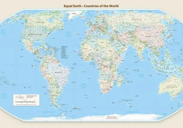 IBGE libera novo mapa-múndi após aprovação de projeção pela ONU