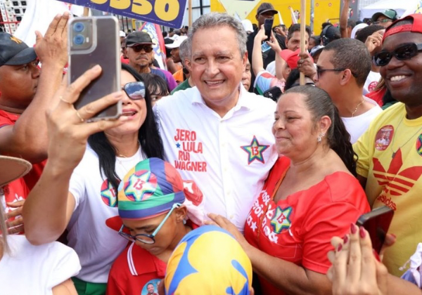 Rui Costa diz que oposição quer ‘entregar’ o Brasil e afirma que ‘nunca foi tão fácil’ votar na chapa petista