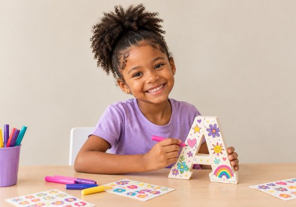 Shopping Center Lapa promove oficina infantil gratuita com personalização da inicial do nome