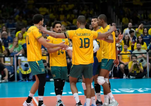 Brasil vence Venezuela e está no mundial de vôlei masculino