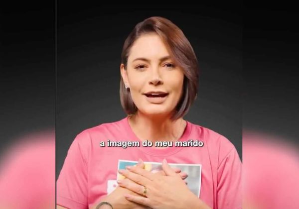 Michelle critica decisão que suspende uso da imagem de Bolsonaro em propaganda eleitoral