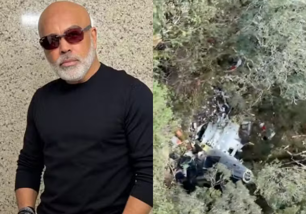 Destroços do helicóptero que transportava cantor Rick são encontrados; bombeiros confirmam 5 mortos