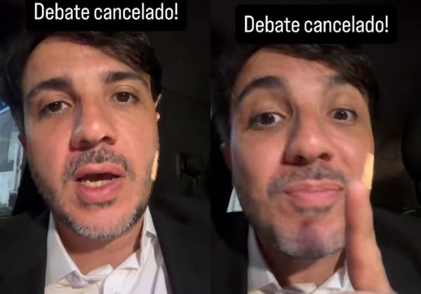 Renan Santos critica cancelamento de debate diz que Flávio desistiu por ‘medo’ de enfrentá-lo