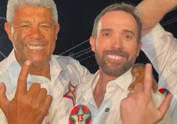 Vereador do União Brasil sobe em palanque com Jerônimo na cidade em que foi o mais votado