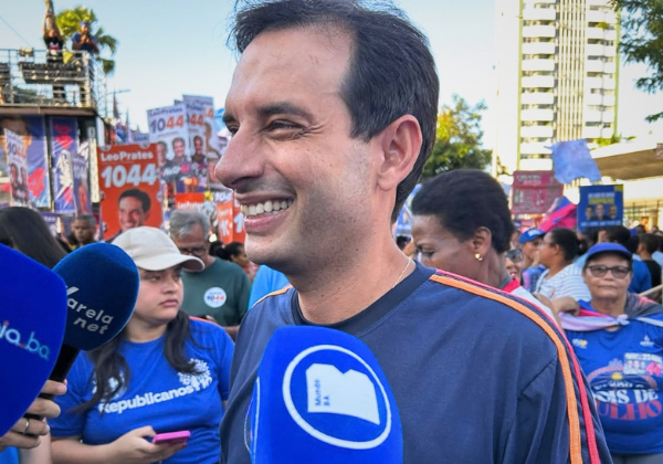 ‘Estou muito feliz e emocionado’, diz Léo Prates sobre campanha de 2026