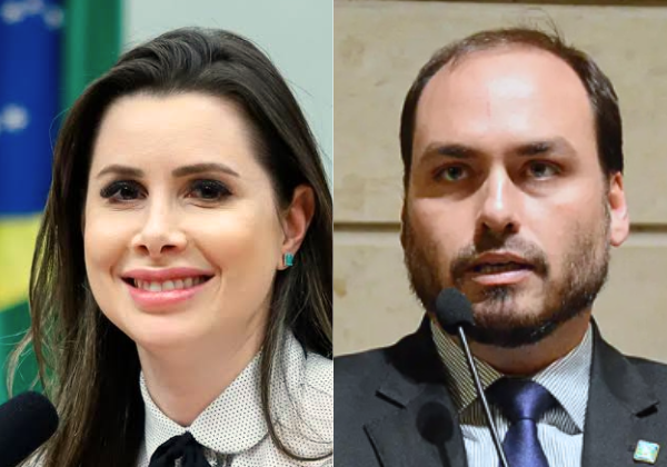 Carol de Toni e Carlos Bolsonaro são eleitos senadores por Santa Catarina