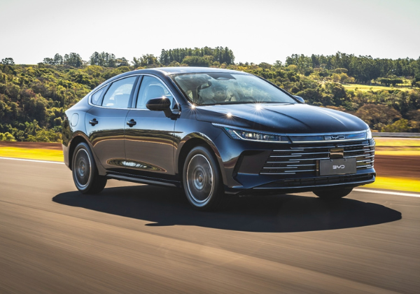 BYD lidera vendas de sedãs no Nordeste pelo segundo mês seguido