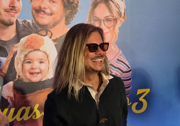 Marcus Majella participa de pré-estreia de 'Um Tio Quase Perfeito 3' no UCI Orient Shopping da Bahia