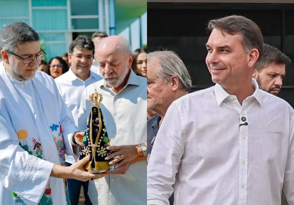 Lula e Flávio vão à missa no Dia de Nossa Senhora Aparecida após polêmica sobre padroeira