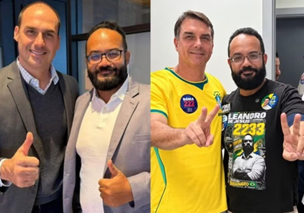 Eduardo Bolsonaro diz que Leandro de Jesus terá espaço em eventual governo Flávio