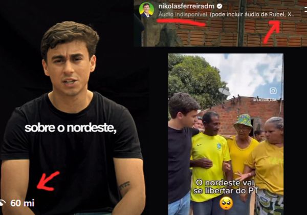 Nikolas Ferreira chama Rubel de 'patife sem-vergonha' após remoção de áudio de vídeo sobre Nordeste
