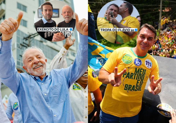 Canal ‘Exército do Lula’ bate 7 milhões; ‘Tropa do Flávio’ soma 2 milhões