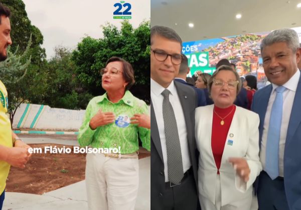 Aliada de Jerônimo, prefeita de Jacobina declara apoio a Flávio Bolsonaro