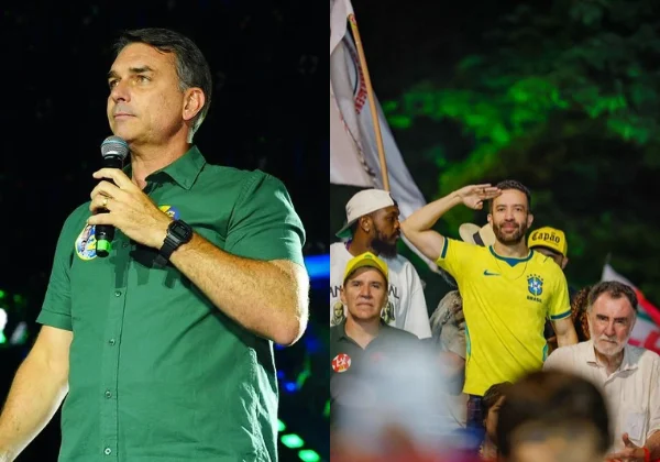 Flávio Bolsonaro convida ex de Janones para debate da Globo e tenta barrar deputado