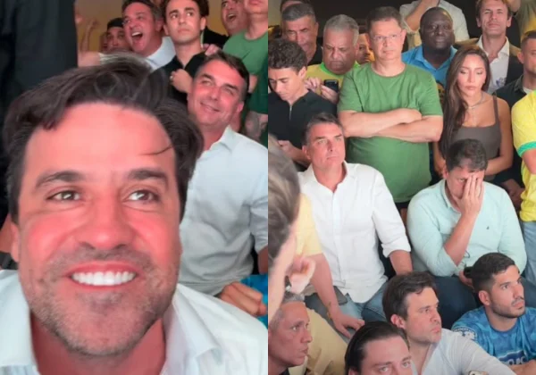 Marçal filmou Flávio Bolsonaro e aliados comemorando virada antes de derrota; assista
