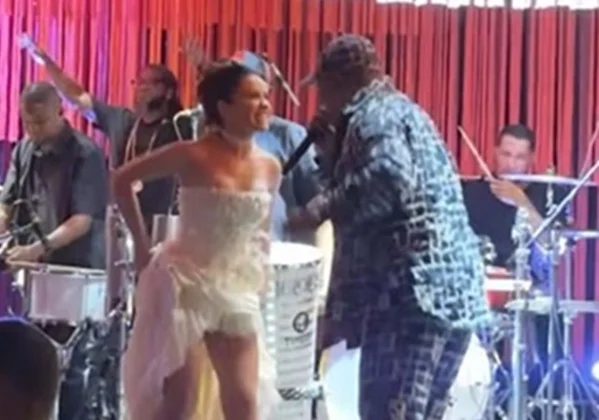 Psirico comanda festa de casamento de Juliette e Kaique Cerveny em Recife